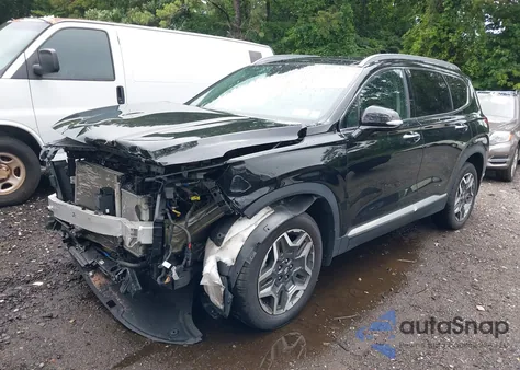 2022 Hyundai Santa Fe Hybrid Sel Premium from USA, damaged, VIN KM8S3DA14NU038289